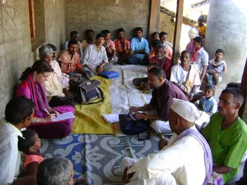 Community discussion connected with water governance